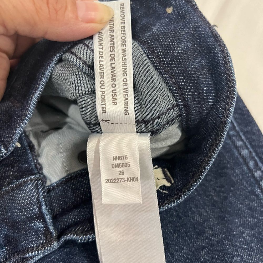 Madewell 10” high rise skinny jeans Bensley wash size 26 - Picture 9 of 10